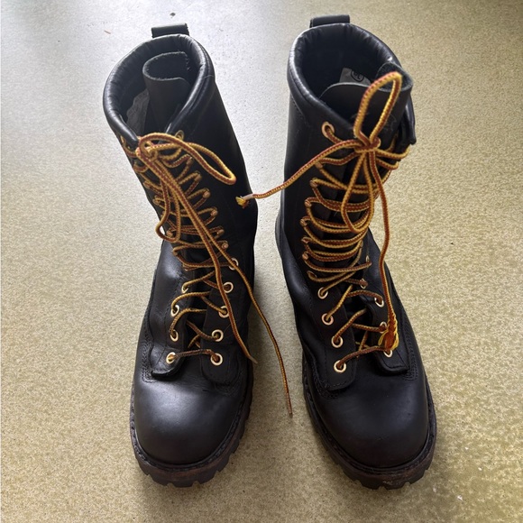 Hathorne Explorer Leather Smoke Jumper Lace-Up Boots Model H7809 Sz 8D - Picture 2 of 6